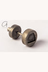 Parts of Four Stud Earrings 0.2 CT, Diamond Plate 1235-7-DA+DIA